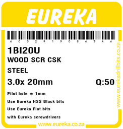 1BI20 - Wood Screw -1BI20_Label_T